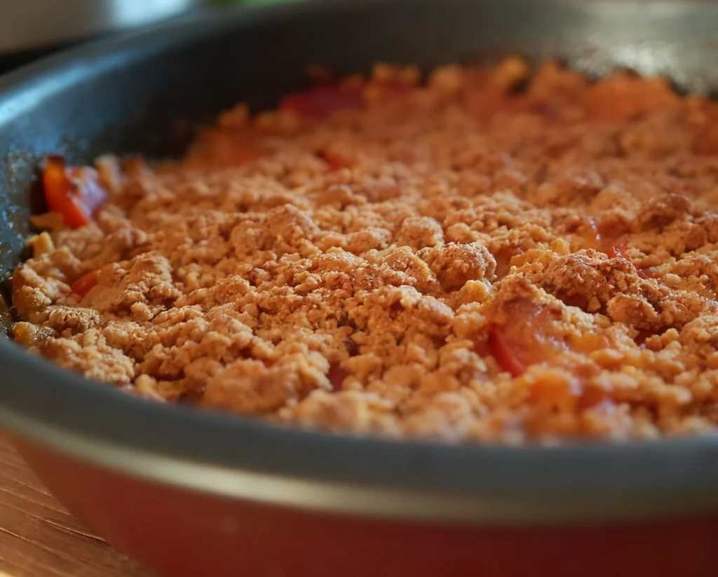 Crumble tomates parmesan