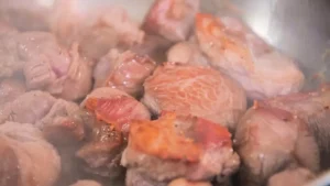 Caramélisation de la viande