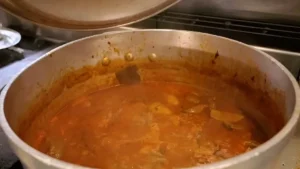 Navarin en cuisson