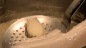 poitrine de cochon pochée avec gingembre