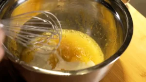 préparer l'appareil à quiche